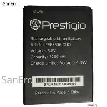Originalus Baterijos Prestigio Malonės Q5 PSP5506DUO PSP5506 PSP 5506 DUO 3200mAh Bateria Baterijos
