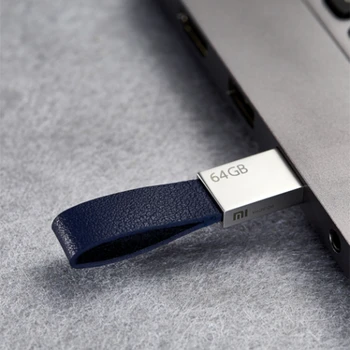2020 Originalus Xiaomi U Disko 64GB USB 3.0 Didelės spartos duomenų Perdavimo Kompaktiškas Dydis Virvelę Dizainas, Lengva Nešiotis Metalinis korpusas USB 64GB