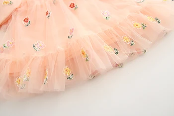 2020 Metų Vasaros Kūdikių Merginos Princesė Suknelė Naujagimiui Drabužių Medvilnės Gėlių Ilgomis Rankovėmis Kūdikiui Vaikiška Suknelė Mergina Drabužiai