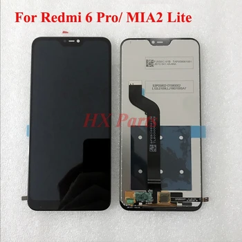 Už Xiaomi Mi A2 Lite/ Redmi 6 Pro LCD Ekranas Jutiklinis Ekranas Su Bezel Rėmas, LCD skaitmeninis keitiklis skirtas Xiaomi Mi A2 Lite Ekranas