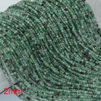 Gamtos Paprasta Kokybės Smaragdas Briaunotas Prarasti Apvalios Granulės, 2mm ,3mm, 4mm