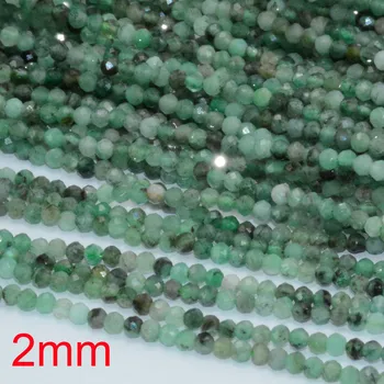 Gamtos Paprasta Kokybės Smaragdas Briaunotas Prarasti Apvalios Granulės, 2mm ,3mm, 4mm