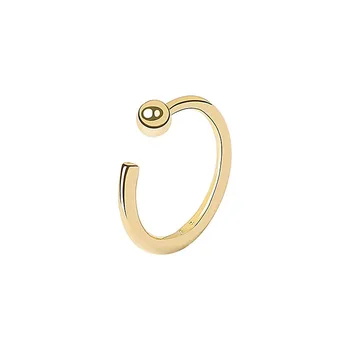 S925 sterlingas sidabro žiedai moterims taškus aukso spalvos Atidarykite Reguliuojamas Piršto Žiedą bauda jewlery Anti-alergijos Papuošalai, Aksesuarai