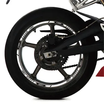 20pcs visišką motociklo ratų lipdukai varantys padangų lipdukai atspindintis vandeniui ratlankių lipdukai HONDA CBR600RR cbr600rr