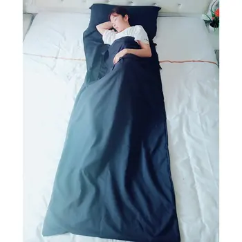 Kelionės miegmaišį suaugusiųjų medvilnės ultra light nešiojamų patalpų miegmaišį