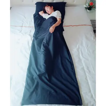 Kelionės miegmaišį suaugusiųjų medvilnės ultra light nešiojamų patalpų miegmaišį