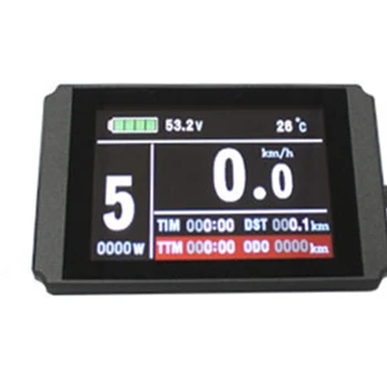 Ebike 24V 36V 48V KT LCD8HU Ekranas, USB, Programuojamas Regeneracinės Valdytojas Spalvinga LCD8 Valdymo Skydas Elektrinis Dviratis