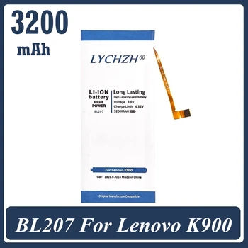 Aukštos Kokybės Lenovo Tešlą 3200mAh BL207 Baterija LENOVO K900 Baterija K-900 K100 mobiliojo Telefono Baterijų