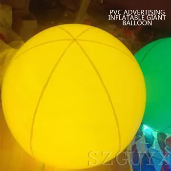 2 m PVC pripučiamos reklamos milžiniškas balionas, balionas oro balionu