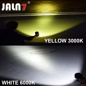 JALN7 1Pc LED Motociklo Vairavimo priekinis žibintas 40W Priešrūkinis Žibintas Darbo Žibintas 4x4 Aikštėje 3inch Mini Offroad Geltona Balta Vandeniui ATV UTV
