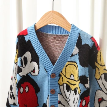 JO&MI 2020 m. rudenį vaikai mielas megztiniai mergaitė animaciją megztiniai vaikams drabužių 18m-9y