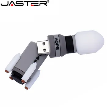 JASTER 2019 naujausių animacinių filmų mini raketų USB2.0 pen drive 4GB 8GB 16GB 32GB 64GB U disko vestuvių dovana