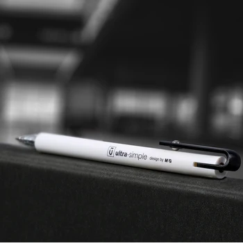 5/10VNT M&G U Serija ištraukiama Gelio Rašiklis H3601 Juoda Daugkartiniai Office Mokyklų ir Biuro Verslo Roller Pen unikalaus dizaino tušinukas