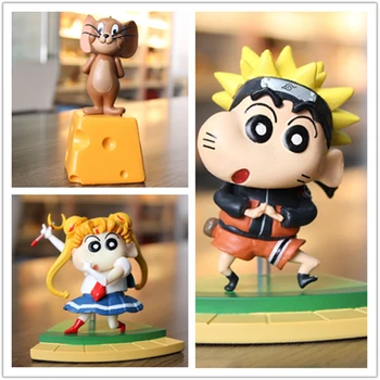 Japanse Originele Anime Pav Džeris Crayon Shin Chan cos Naruto Shui, Bing, Yue Veiksmų Skaičius, Kolekcines, Modelis Speelgoed Voor
