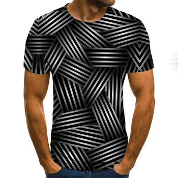 2019 Naujas Kaukolė 3D marškinėliai Vyrams marškinėlius Spausdinti Kietas Kaukolė Punk Vasaros Viršūnes Atsitiktinis Tees trumpomis Rankovėmis Viršūnes Streetwear