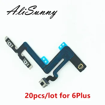 AliSunny 20pcs garso Mygtuką, Flex Cable for iPhone 6 Plius 5,5