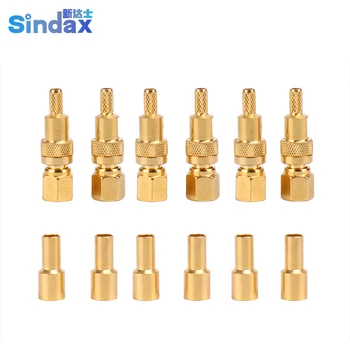 Sindax SMC female jungtis tiesiai galva RF, coaxial jungtis SMC-CK-1.5 50 Omų Fiksavimo tipas ausinių lizdas 10vnt