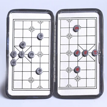 Nerūdijančio Plieno Magnetas Lankstymo Kinų Šachmatai Boutique Mini Magnetinio Kinų Šachmatai, Kelionės, Laisvalaikio Didmeninė Kelionės Šachmatai