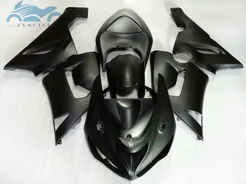 Aukštos kokybės Motociklo purvasargiai komplektas KAWASAKI Ninja ZX 6R 2005 m. 2006 m. sporto lauktuvės rinkiniai ZX6R 636 05 06 matinė juoda bodyworks