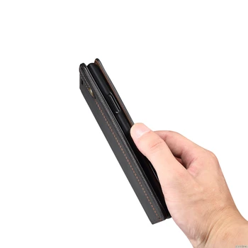Už Xiaomi POCO M3 Naftos vaškas, Odinis Telefono dėklas Xiaomi POCO X3 NFC Prabangus Retro Odinės rankinės, Piniginės Kortelę Stovėti Magnetinis Dangtelis