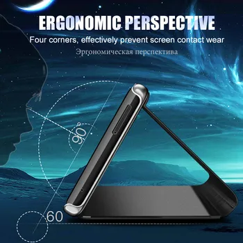 Luxury Smart Veidrodis, Flip Case For Huawei Honor Peržiūrėti 20 View20 Padengti Dėl Garbės Peržiūrėti 10 Lite Funda Honor10 Premium Garbę 20 Pro