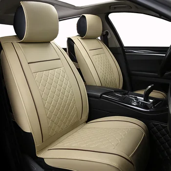 Tik Priekinis Odinis Universalus Automobilių sėdynės padengti Mercedes Benz E klasės E400 W210 T210 W211 T211 W212 W213 automobilinė kėdutė Auto Raštas
