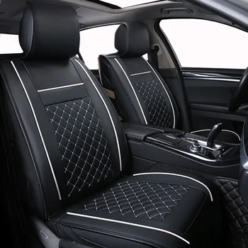 Tik Priekinis Odinis Universalus Automobilių sėdynės padengti Mercedes Benz E klasės E400 W210 T210 W211 T211 W212 W213 automobilinė kėdutė Auto Raštas