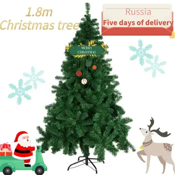 Behogar 180/60cm Mini Dirbtinės Kalėdų Medis su Metalu Laikiklio Stovas Namo Kambaryje Kalėdų Atostogų Šalis Kalėdų Eglutės papuošalus