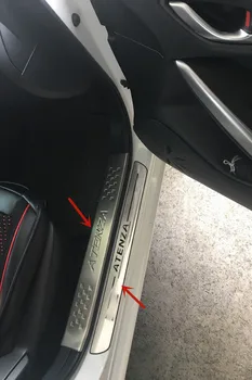 Dėl Mazda 6 ATENZA-2020 Aukštos kokybės nerūdijančio plieno, automobilių ribą guard anti-scratch apsauga, automobilių reikmenys