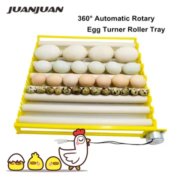 360° kampu, Automatinis Rotacinis Kiaušinių Turner Roller Dėklas Kiaušiniai Inkubatoriaus Priedai, Ritininiai Modelis Kiaušinių Turner Dėklas 42/56/156 kiaušiniai