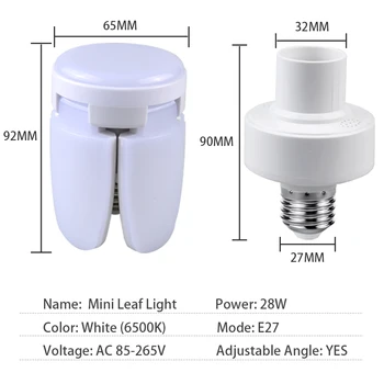 LED Lemputės, Lempos, Ampulä-Led E27 AC85-265V Lemputės Reali Galia 28W Smart Nuotolinio Valdymo Apšvietimo Lempos Namuose Laiko Funkcija