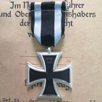 5vnt/daug Vokietija 1914 Geležies Kryžiaus 2-os Klasės su Kaspinu I Pasaulinio Karo Karinės Apdailos Deutschland Eisernes Kreuz II. Klasse EK2