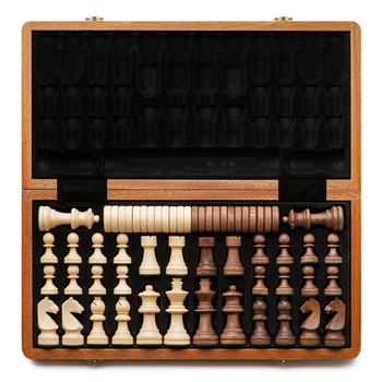 Karšto Aukščiausios Klasės Rafinuotas Lankstymo Mediniai Šachmatai ir Šaškės Nustatyti Medžio masyvo Sapele šachmatų lentos Vaikų Pramogų Dovanų stalo Žaidimas