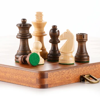 Karšto Aukščiausios Klasės Rafinuotas Lankstymo Mediniai Šachmatai ir Šaškės Nustatyti Medžio masyvo Sapele šachmatų lentos Vaikų Pramogų Dovanų stalo Žaidimas