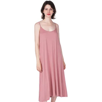 Moterų Naujų Plus Size Nightgowns 8XL Laisvas Ruožas Patogus Medvilnės Spageti Dirželis naktiniai drabužiai Balta Ilga Naktis Suknelė Miego Drabužiai