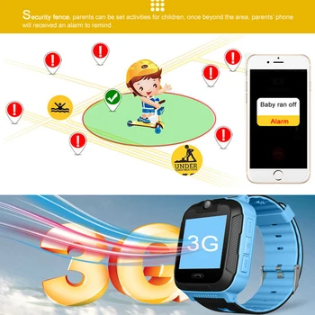 TD07S 3G GPS Tracker Smart Vaikams Žiūrėti Vaikams, Kūdikių GPS WiFi su Tracker SOS Smartwatch 
