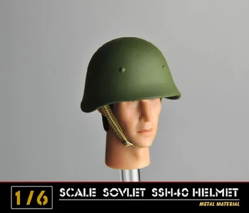 1/6 mastą antrojo pasaulinio KARO Sovietų armijos soldiermetal šalmas bžūp skrybėlę SSH40 veiksmų skaičius, priedai
