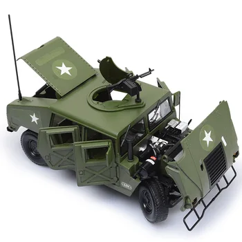 Cedway karinės Lydinio Modelio Hummer Off-road transporto priemonės Modelio, Apdailos Vaikų Automobilių Sporto Traukti Atgal Mirksi Garso vaiko Žaislas