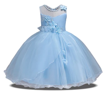 Bamblys Mergaitės 2019 Žiemos Elegantiškas Tutu Princesė, Vaikams, Suknelės Mergaitėms Vestuvių Šalis Suknelė Vaikų Drabužių 3 10 12 Metų