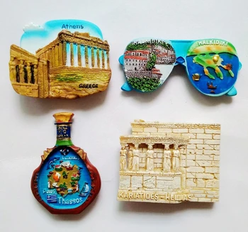 Šventykla, Akropolis, Graikija 3D Šaldytuvas Magnetai, Kelionių Suvenyrai, Šaldytuvas Magnetiniai Lipdukai Namų Puošybai