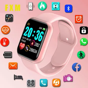 Smart Laikrodžiai Moterims Kraujo Spaudimas Vyrų Fitneso Seklys Atsparus Vandeniui Smart Apyrankę Širdies Ritmo Monitorius Pedometer Sporto Laikrodis