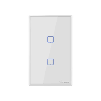Sonoff T1/T2 MUMS/ES Smart Wifi Sienų apšvietimo Jungiklis 1 2 3 Gauja Touch/WiFi/APP 