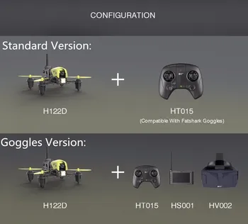 (Standartinė Versija ) Hubsan H122D X4 Strom RC Quadcopter Su 720P Kamera Lenktynių drone