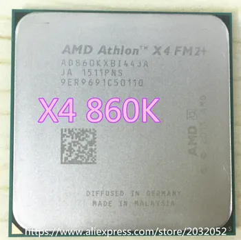 AMD Athlon X4 860K x4 860K FM2+ Quad-Core CPU tinkamai Desktop Procesorius nemokamas pristatymas gali dirbti