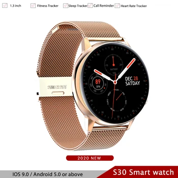 S30 Smart Watch Vyrų Reloj Pažangių Kūno Temperatūra, Širdies ritmo Miego Stebėti EKG PPG Smartwatch Mujer 