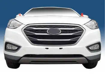 Optikos atveju, Hyundai ix35 2013-m. Originalus, aukštos kokybės ABS Priekinių Grotelių Apdaila Lenktynių Apdailos Groteles Aplinkoje priedai