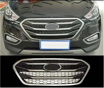 Optikos atveju, Hyundai ix35 2013-m. Originalus, aukštos kokybės ABS Priekinių Grotelių Apdaila Lenktynių Apdailos Groteles Aplinkoje priedai