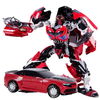 NAUJAS Negabaritinių 30cm Transformacijos 4 Žaislai, Anime Serijos Plastiko ABS Veiksmų Skaičius, didelis dydis Robotas Automobilio Modelį Klasikinis vaikas berniukas žaislas