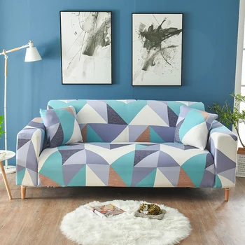 Gėlių Spausdinimo Elastinga sofa apima gyvenamasis kambarys sofos rankšluostį neslidūs sofa cover strech sofa Slipcover