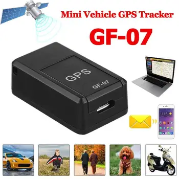 GF07 Mini VehiclMini GPS Tracker Automobilį, Motociklą GSM vietos nustatymo Nuotolinio Conte GPS Tracker Ilgo Laukimo Magnetinio Realiu Laiku Automobilių Locator